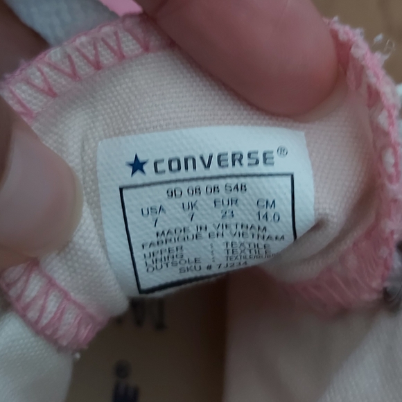 Toddler girl converse shoes - Picture 7 of 7